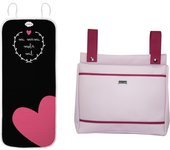 Pack día colchoneta para silla de paseo universal + bolso panera de ecopiel Babystar