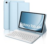 Teclado Samsung Galaxy Tab A9 Plus 11 Pulgadas 2025, Funda Teclado Español Ñ Bluetooth Desmontable para Samsung A9+ (SM-X210/X216/X218), Rosa