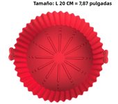 17/20cm Air Fryers Oven Baking Tray Reusable Silicone Non-Stick Round Baking Pan Microwave Pads Airfryer Pan Liner Cake Mold