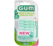 Gum Soft-Picks Cepillos Interdentales Comfort Flex Medio 40 Unidades