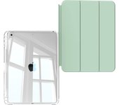 ZOYU for iPad 10.2 with Clear Hard Back Shell Case, For iPad 10 10.9 2022 Pro 11 12.9  mini 6 Air 4/5 Detachable Sliding Cover