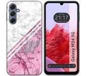 Tumundosmartphone Funda Silicona para Samsung Galaxy M34 5G diseño Mármol 03 Dibujos