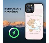 Kawaii M-Mikko Phone Case iPhone 15 14 11 12 13 Pro Max Plus Magnetic Wireless Charge Cases Cover