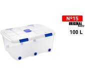Caja de plástico de almacenamiento, transparente, varios tamaños, casa y jardín, almacenamiento y organización del hogar.