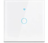 Tuya Wifi Smart Light Switch EU 1/2/3Gang Touch Light Switch No Neutral Wire Wall Light Switches for Alexa Google Voice Control