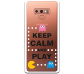 Funda compatible con Samsung Galaxy Note 9 - Keep Calm Circulos Blancos