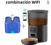 4L Pet Feeder Tuya WIFI Automatic Dog Food Dispenser Smart Cat Feeder 2L Cat Automatic Drinking Fountain Dog Water Feeder