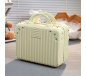 Maleta de viaje de Color sólido para estudiantes, estuche Pequeño para Cosméticos, Mini, carcasa Dura, 14 pulgadas