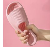 Women's Summer Thick-Soled Sandals Quiet Soft-Bottom Indoor House Slippers Anti-Slip Home Use Men's Flip-Flops