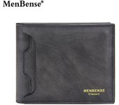 Nueva cartera para hombre MenBense, estilo corto, moderna y casual, con ranura para múltiples tarjetas y tarjetero.