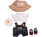 Ropa para muñecas de 17 cm. Adecuada para muñecas Labubu de 17 cm. Accesorios para muñecas Labubu de 17 cm. 1 camiseta, 1 sombrero, 1 zapato