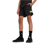 Pantalones Cortos marca Puma modelo 685796-01 para junior en color negro