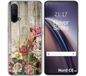 Funda Silicona para OnePlus Nord CE 5G diseño Madera 08 Dibujos