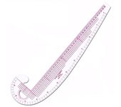 Multi-function Plastic French Curve Sewing Ruler Easy for Knitters