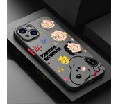 Cartoon Snoopys Phone Case for Apple iPhone 11 Pro 12 XS Max 16 15ProMax XR 13 Mini SE 14 Pro 7 8 Plus Matte Cover
