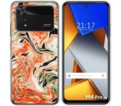 Funda Silicona para Xiaomi POCO M4 Pro 4G diseño Mármol 12 Dibujos