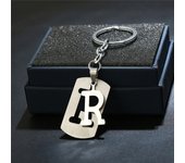 NEW DIY Stainless Steel A-Z Letters key Chain Charm 26 Letters KeyChain Men Women keychain Couple gift Jewelry Car Key Ring