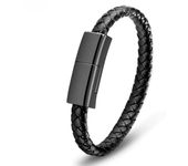 ILEPO Bracelet USB Charging Cable Outdoor Portable Leather Mini Micro USB C Charger Data Cable For iPhone Samsung HUAWEI Xiaomi