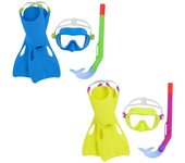 Bestway Set Snorkel Infantil Correa Anatomica Color Surtido 24-27 +3 Años Playa y Piscina 25039