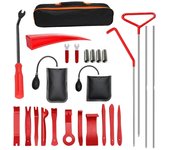 Car Door Tool Kit Inflatable Air Wedge Pump Auto Repair Window Door Open Fixing Gripper Tools Long Reach Kits with Carrying Bag