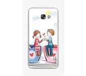 Tumundosmartphone Funda Gel Tpu para Samsung Galaxy A5 (2017) Diseño Cafe Dibujos