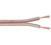 CABLEPELADO Cable para Altavoz 2X 4mm2 100 M Transparente