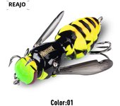 Kingdom Bait Artificial Fishing Lure 4.2g 40mm 6.6g 48mm Floating Insect Bionic Swimbaits Hard Baits For Bass Carp Pike Fishing