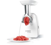 Bosch SmartPower Picadora de Carne, 350 W, Stainless Steel, Blanco