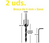 Countersink Drill Bit Set Reamer Woodworking Chamfer Counterbore Pliot Hole Cutter Screw Hole Drill 4/5/6/7/8/10mm HSS Hole Dril
