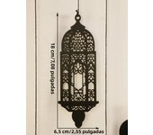 Islamic Moon and Lantern Wall Hanging - Black Wooden Laser-Cut Crescent Moon with Stars Tassels，Eid Home Decor Moroccan Lanterns