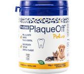 PLAQUEOFF - Pro Den (4 Tamaños) - Polvos para Perros y Gatos que Ayuda con el Mal Aliento, Sarro y Placa Dental