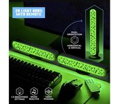 Pack x2 barras de luz Creepers Minecraft