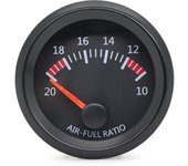52MM Gauge 12V Water Temp Oil Temp Gauge Oil Press Fuel Volts Gauge Air Fuel Ratio Boost Exhaust Temp Meter Black Face Gauge