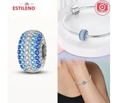 Real S925 Silver Stopper Clip Charm Star Bow Charms Beads for Original Pandora Bracelets Fine Jewelry Gifts for Women Diy