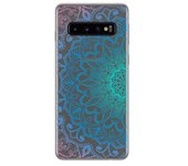 Tumundosmartphone Funda Gel Transparente para Samsung Galaxy S10 Plus diseño Mandala Dibujos