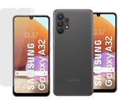Tumundosmartphone Pack 2 en 1 para Samsung Galaxy A32 4G - Funda Gel Transparente + Protector Cristal Templado