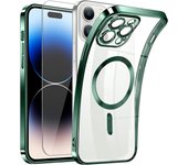 Case Claro magnético para el iPhone 14 Pro Max, cubierta mate helada Delgada a prueba de choques de La Caja del teléfono del silicón para el iPhone 14 Pro Max 6,7 pulgadas