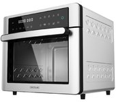 Cecotec Horno Freidora de Aire Caliente Bake&Fry 3000 Touch Steel. 1600 W, Capacidad 30 L, Convección, Pantalla Táctil