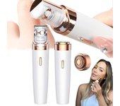 Heroepilator Facial Hair Remover,2024 New Facial Hair Removal for Women,7 in 1 Electric Razor Body Shaver,Electric Hair Removal Device,Rechargeable Painless Face Razor for Face,Hand,Legs (White)