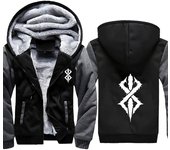 Winter Jacket Men Warm Thick Coat Fleece Male Harajuku Fashion Zip Up Hoodies Casual Sportswear Workout Hooded Sweatshirt