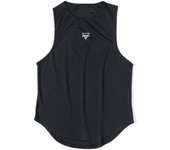 Summer Men Casual Fashion Sleeveless Elastic Tank Top Gym Bodybuilding Fitness Quick Dry Breathable Training Basketball T-shirt