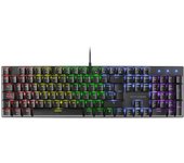 Mars gaming teclado mecanico rgb mk422 - tecnologia antipolvo - efectos de iluminacion rainbow - teclas ultra-resistentes - funciones multimedia y modo juego - pr de 1000hz - anti-ghosting avanzado - compatibilidad multiplataforma - color negro