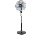 Ventilador de pie Orbegozo SF 0346, 5 aspas, 3 velocidades, temporizador, función oscilante, mando a distancia, 45 cm de diámetro, 80 W