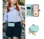 Long lanyard Flip Leather Case for Samsung Galaxy Note 20 Ultra 10 9 8 Plus A10 A20E A30 A50 A70 A51 A71 A21S Wallet Card Cover