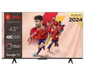 Tv tcl 43 pulgadas led 4k uhd -  43p755 -  google tv