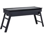 vidaXL Barbacoa portátil para camping de acero 60x22,5x33 cm