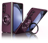 360 Degree Rotating Magnetic Stand Phone Case for Samsung Z FOLD 3  4 5 6 Wireless Charging Flip 3 4 5 6 Anti Drop Phone Cover