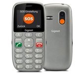 Teléfono Móvil Gigaset GL390 para Personas Mayores/ Gris