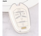 5 Buttons New TPU Car Remote Key Case Cover Shell For Ssangyong Rexton Y400 Y450 G4 2021 2022 Keyless Protector Holder Fob