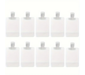 10 Pcs 30/50/100ml Travel Size Empty Squeeze Bags Lotion Dispensing Bags Reusable Liquid Leakproof Shampoo Cosmetic Storage Bags